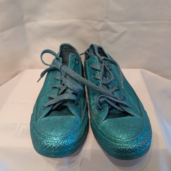 Converse Sparkling Teal Sneakers - Picture 2 of 8